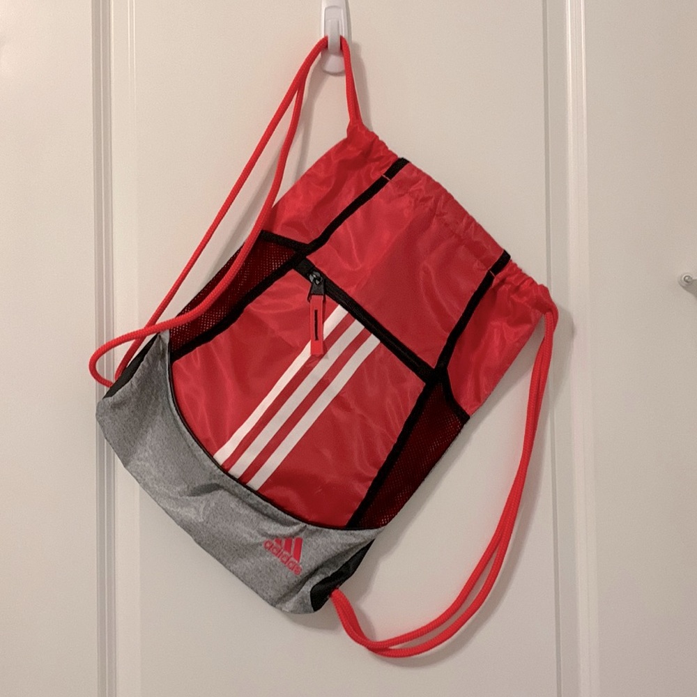 NWOT Adidas Pink Drawstring Bag